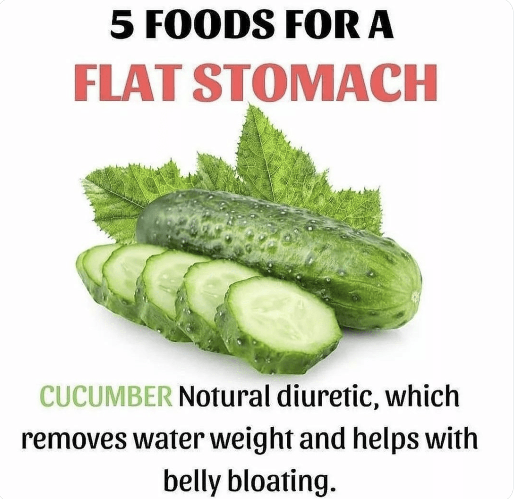 5 Foods For A Flat Stomach